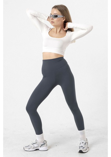 Karyoka Dikiş Detaylı Toparlayıcı Sportif Detaylı Ekstra Esnek Kadın Tayt @amazon indirimleri
