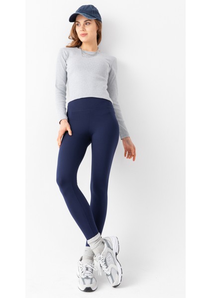 Karyoka Dikiş Detaylı Toparlayıcı Sportif Detaylı Ekstra Esnek Kadın Tayt @amazon