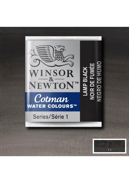 Cotman Sulu Boya Yarım Tablet Lamp Black 337 modelleri