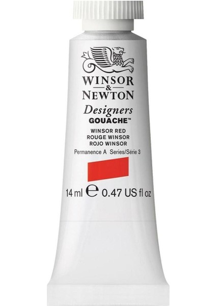 Winsor & Newton Designers Guaj Boya 14 ml Winsor Red 726 S.3