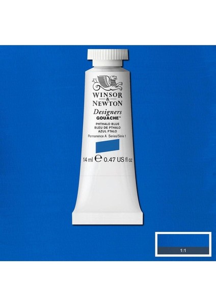 Designers Guaj Boya 14 ml Phthalo Blue Red Shade 514 S.1 modelleri