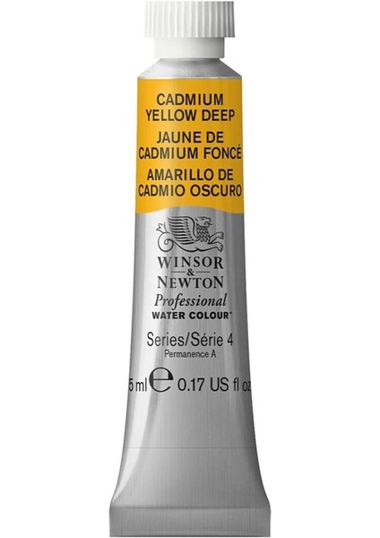 Professional Sulu Boya 5 ml Cadmium Yellow Deep 111 S.4