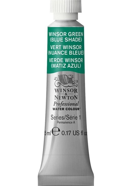 Professional Sulu Boya 5 ml Winsor Green Blue Shade 719 S.1