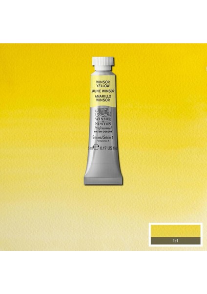 Professional Sulu Boya 5 ml Winsor Yellow 730 S.1 modelleri