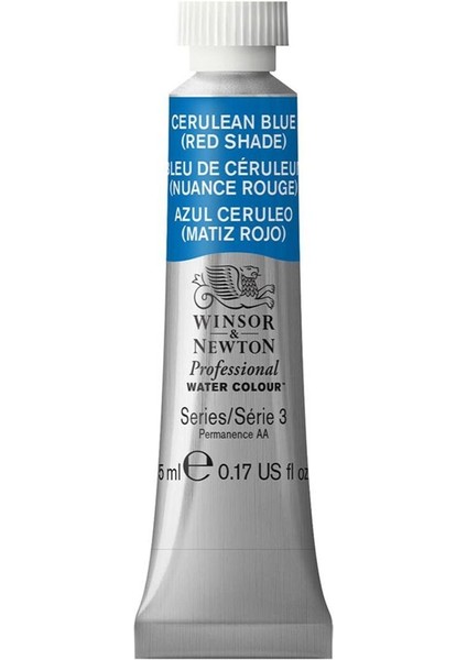 Professional Sulu Boya 5 ml Cerulean Blue Red Shade 140 S.3