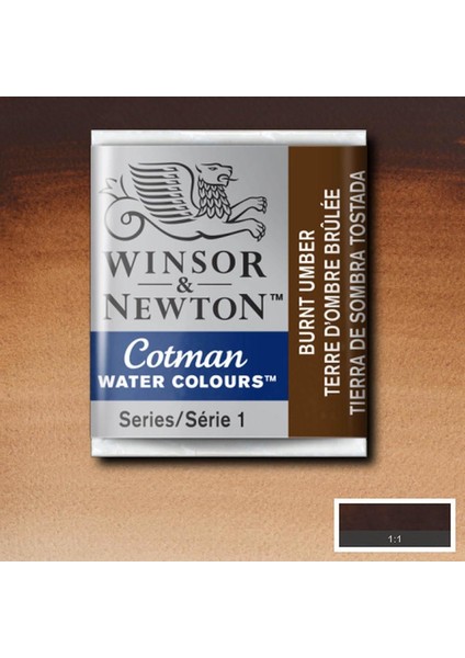 Cotman Sulu Boya Yarım Tablet Burnt Umber 076 modelleri