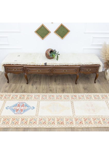 Tıraz Bordür Desenli El Dokuma Uşak Yolluk 81X408 cm fiyatları