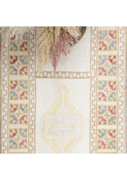 Tıraz Bordür Desenli El Dokuma Uşak Yolluk 81X408 cm modelleri