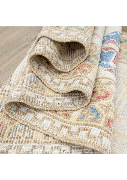 Tıraz Bordür Desenli El Dokuma Uşak Yolluk 81X408 cm indirimleri