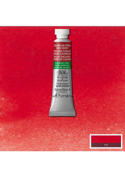 Professional Sulu Boya 5 ml Cadmium Free Red Deep 895 S.4 modelleri