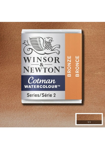 Cotman Sulu Boya Yarım Tablet Bronze 058 S.2