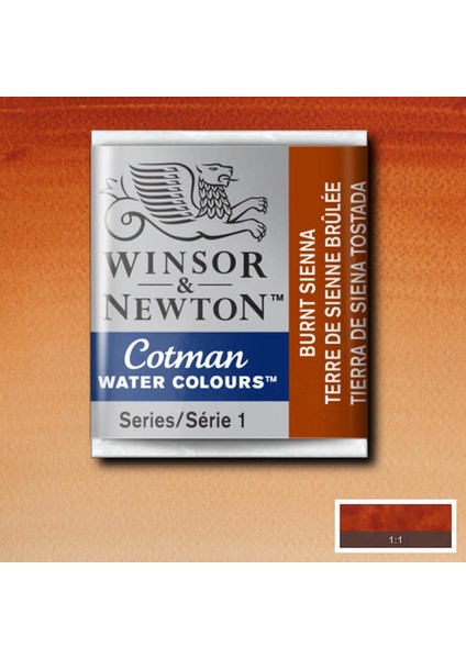 Cotman Sulu Boya Yarım Tablet Burnt Sienna 074 modelleri