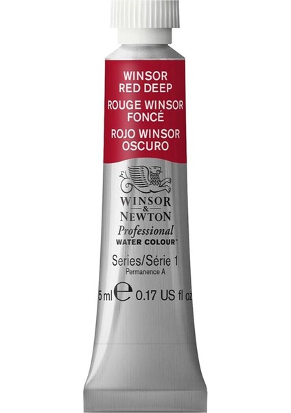 Professional Sulu Boya 5 ml Winsor Red Deep 725 S.1