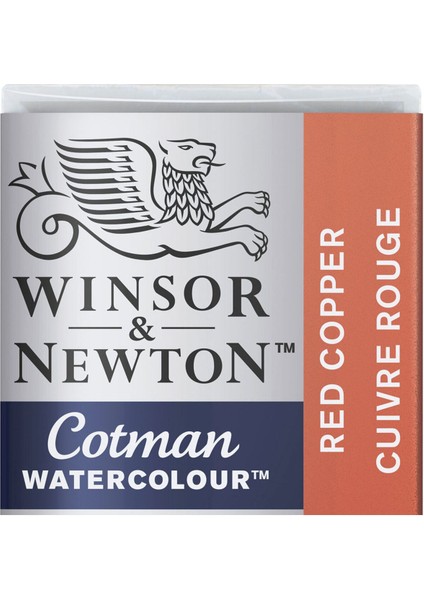 Cotman Sulu Boya Yarım Tablet Red Copper 471 S.2