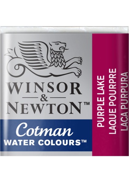 Cotman Sulu Boya Yarım Tablet Purple Lake