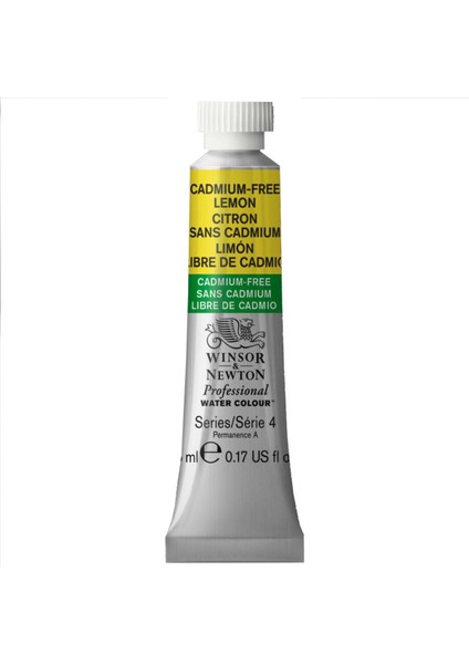 Professional Sulu Boya 5 ml Cadmium Free Lemon 898 S.4