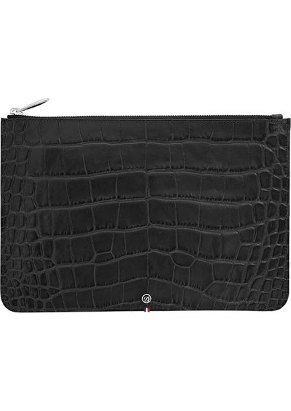 Line D Croco Dandy Siyah Deri Çanta 181065