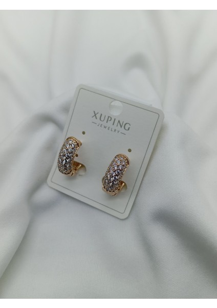 Xuping Lüks Zirkon Taşlı Küpe