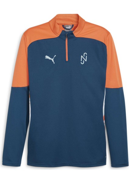 Erkek Ocean Tropic-Hot Heat Puma Neymar Jr 1/4 Zip Top Lacivert Erkek Sweatshirt