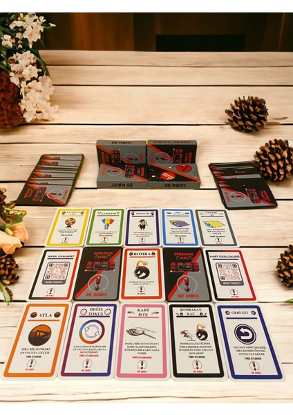 Bombadan Kaç! Kart Oyunu | Strateji & Zeka & Eğlence Oyun Kartları | %100 Yerli Üretim Kart Oyunu