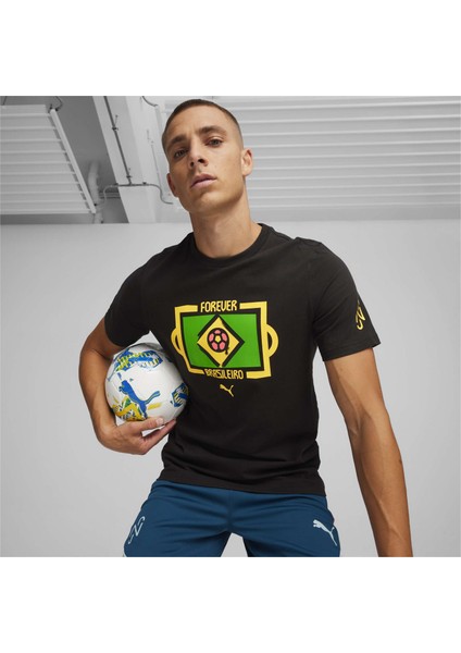 Erkek Puma Black Puma Neymar Jr Copa Tee Siyah Erkek T-Shirt