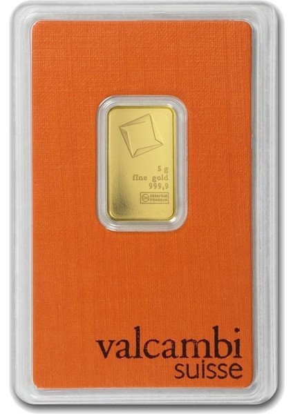 5 Gram Orange Bar Altın (999.9) 24 Ayar Külçe Altın