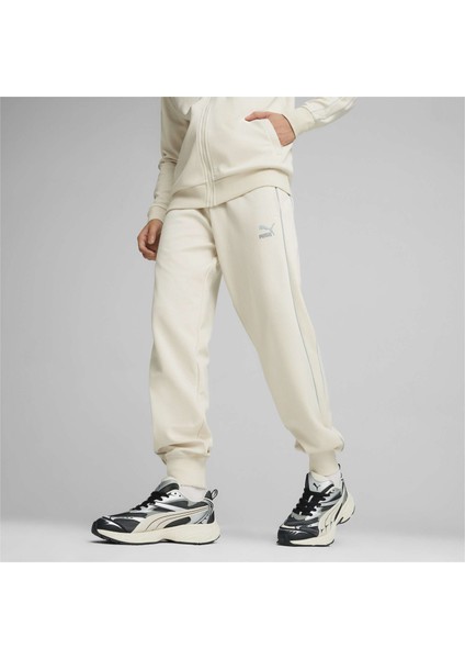 Erkek Alpine Snow Puma T7 Track Pants Beyaz Erkek Eşofman Altı