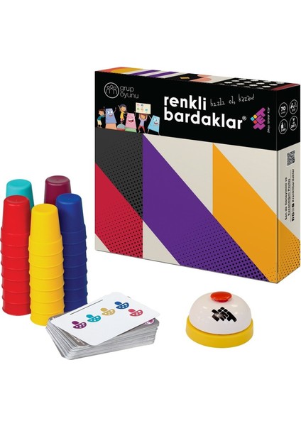 Zet Zeka Renkli Bardaklar 5 Kişilik