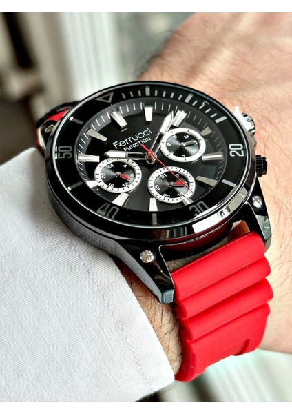 Function FCF.03345FS.04 Silikon Kordon Erkek Kol Saati indirimleri