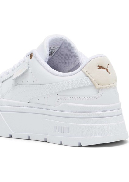 Kadın Puma White-Rosebay Puma Mayze Stack Soft Wns Beyaz Kadın Günlük Spor Ayakkabı