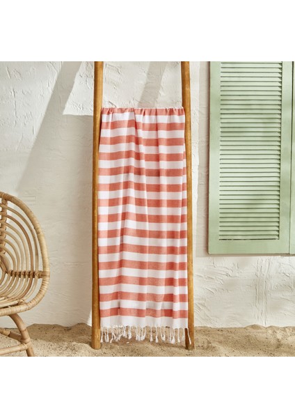 Lina Peştemal Plaj Havlusu Turuncu
