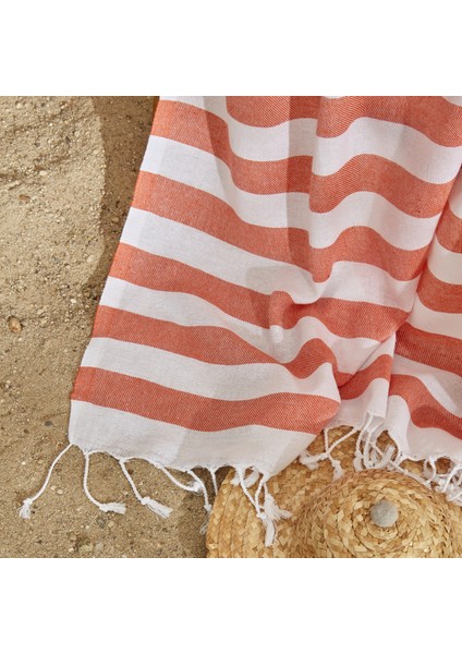 Lina Peştemal Plaj Havlusu Turuncu fiyatları