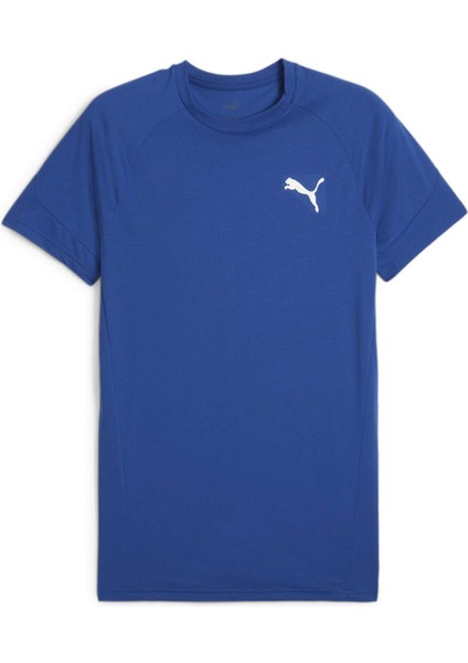 Erkek Cobalt Glaze Puma Evostrıpe Tee Mavi Erkek T-Shirt