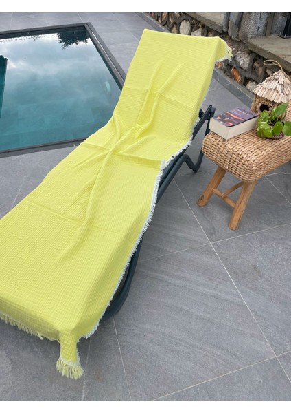 %100 Organik 4 Katlı Müslin Peştamal-Banyo Havlusu-Plaj Havlusu 90*200CM