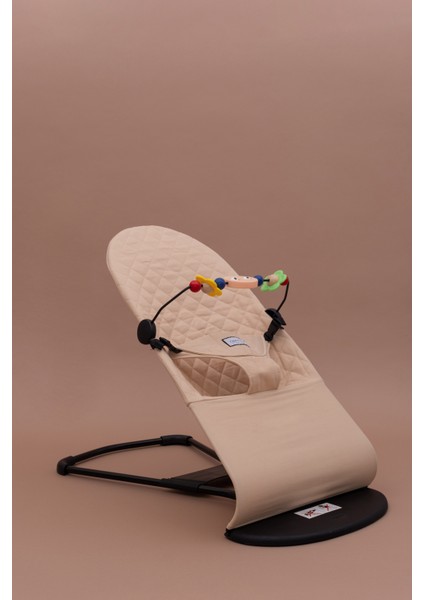 Premium Cotton Bebekler Için Üç Kademeli Kolay Taşınabilir Sallanan Ana Kucağı-Bej