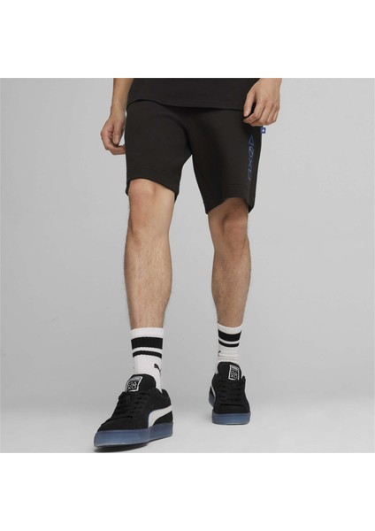 Erkek Puma Black Puma x Playstatıon Shorts 8" Dk Siyah Erkek Şort