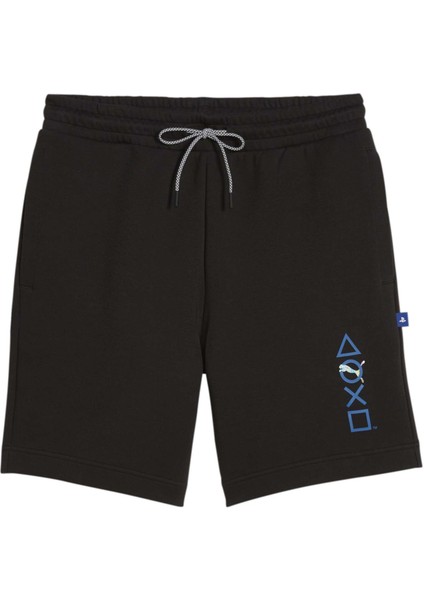 Erkek Puma Black Puma x Playstatıon Shorts 8" Dk Siyah Erkek Şort