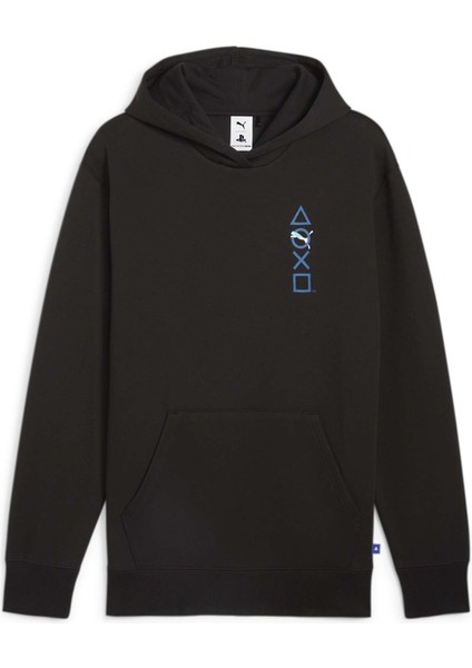 Erkek Puma Black Puma x Playstatıon Graphic Hoodie Dk Siyah Erkek Sweatshirt modelleri