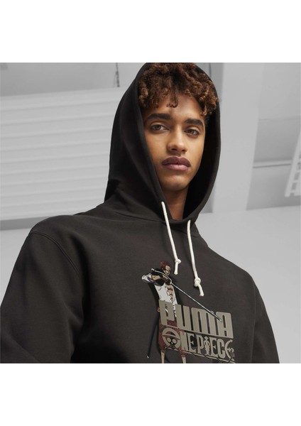 Erkek Puma Black Puma x One Pıece Hoodie Tr Siyah Erkek Sweatshirt fiyatları