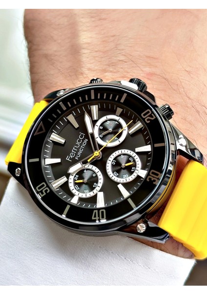 Function FCF.03345FS.06 Silikon Kordon Erkek Kol Saati fırsatları