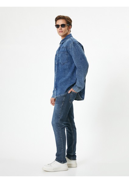 Slim Fit Kot Pantolon Brad Jean