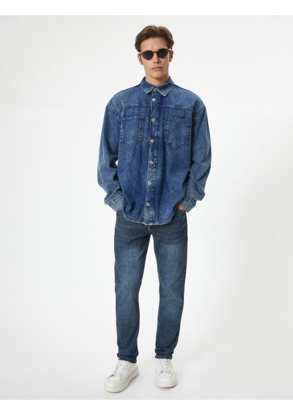 Slim Fit Kot Pantolon Brad Jean