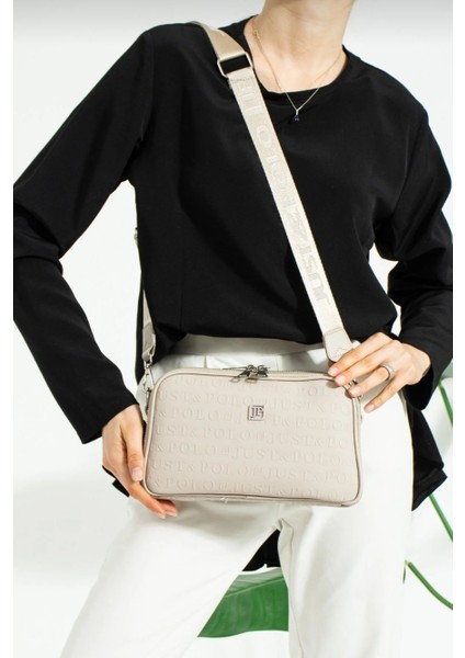 Kadın Taş Rengi Ayarlanabilir Askılı Omuz ÇANTASI-4023