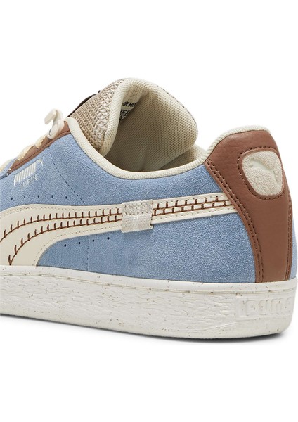 Erkek Zen Blue-Brown Mushroom Puma Suede Expedition Mavi Erkek Günlük Spor Ayakkabı