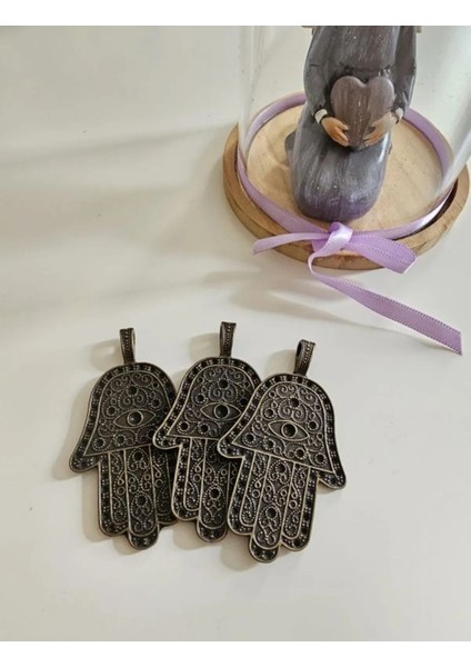 Fatma Ana Eli Kolye Ucu Bakır Renk 5 cm