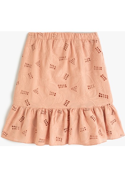 Fistolu Etek Beli Lastikli Fırfır Detaylı fiyatları