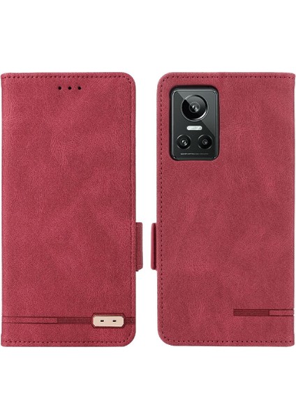Kart ile Realme Gt Neo3 Kart Ekleme Deri Folio Flip Case Için Kılıf (Yurt Dışından) modelleri