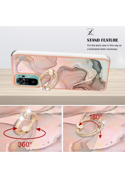 Xiaomi Redmi Not 10 4g Tampon Mermer Darbeye Tpu Silikon Kılıf (Yurt Dışından) fiyatları
