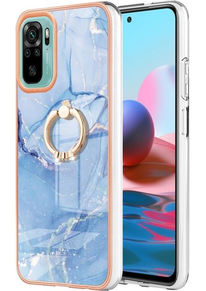 Xiaomi Redmi Not 10 4g Tampon Mermer Darbeye Tpu Silikon Kılıf (Yurt Dışından)