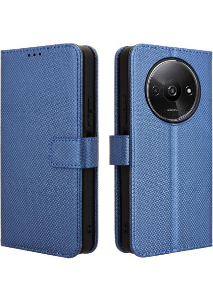 Xiaomi Poco C61 Kapak Manyetik Cüzdan Kart Tutucu Kickstand (Yurt Dışından)